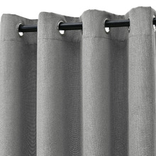 Ainslie Linen-Look Blockout Eyelet Curtains (Set of 2)